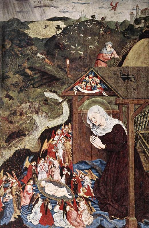 MASTER of the Polling Panels Adoration of the Child oil painting image